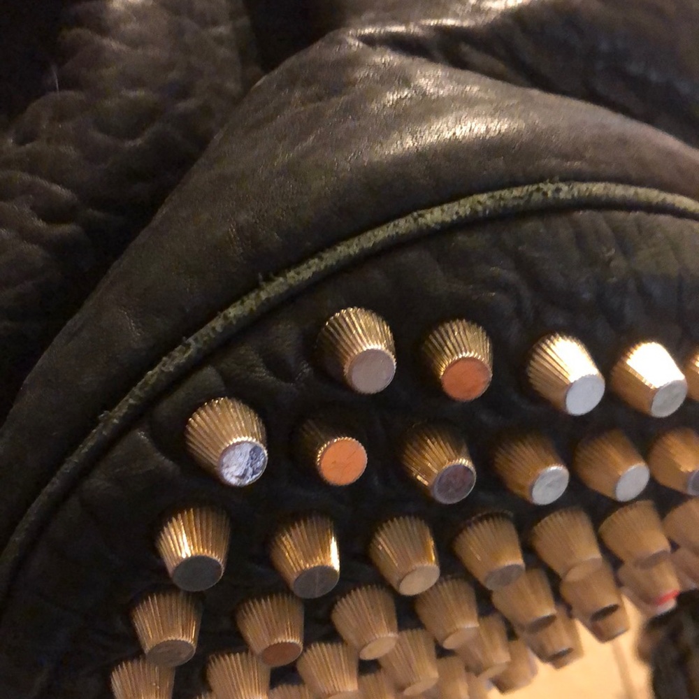 ✨Alexander Wang✨ Diego Bucket Black Purse Studs - Picture 6 of 8